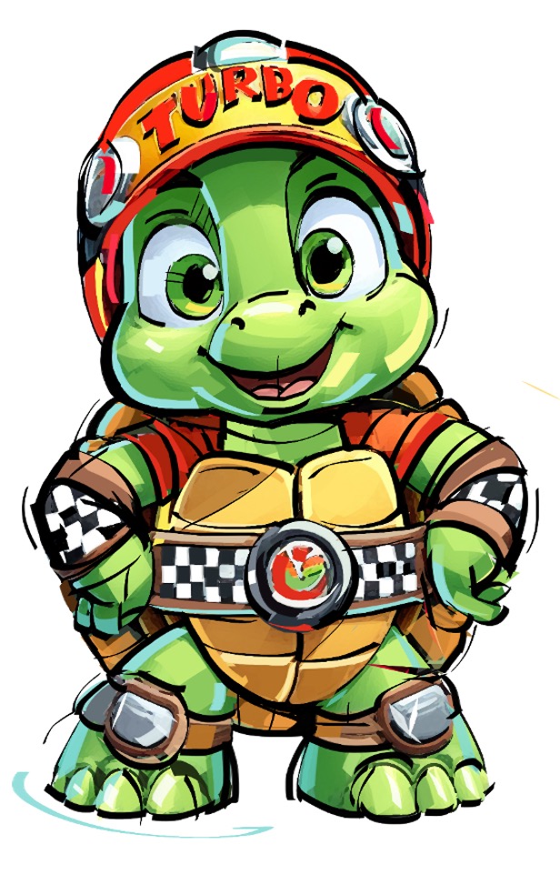 Turbo Tommy turtle